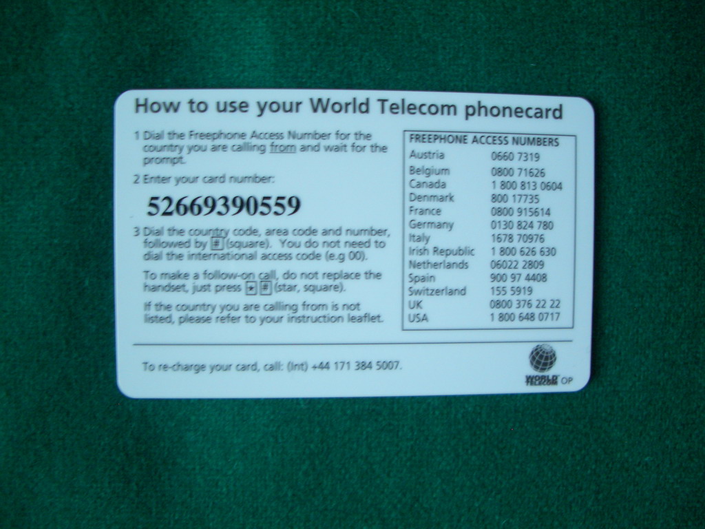 Phone Card